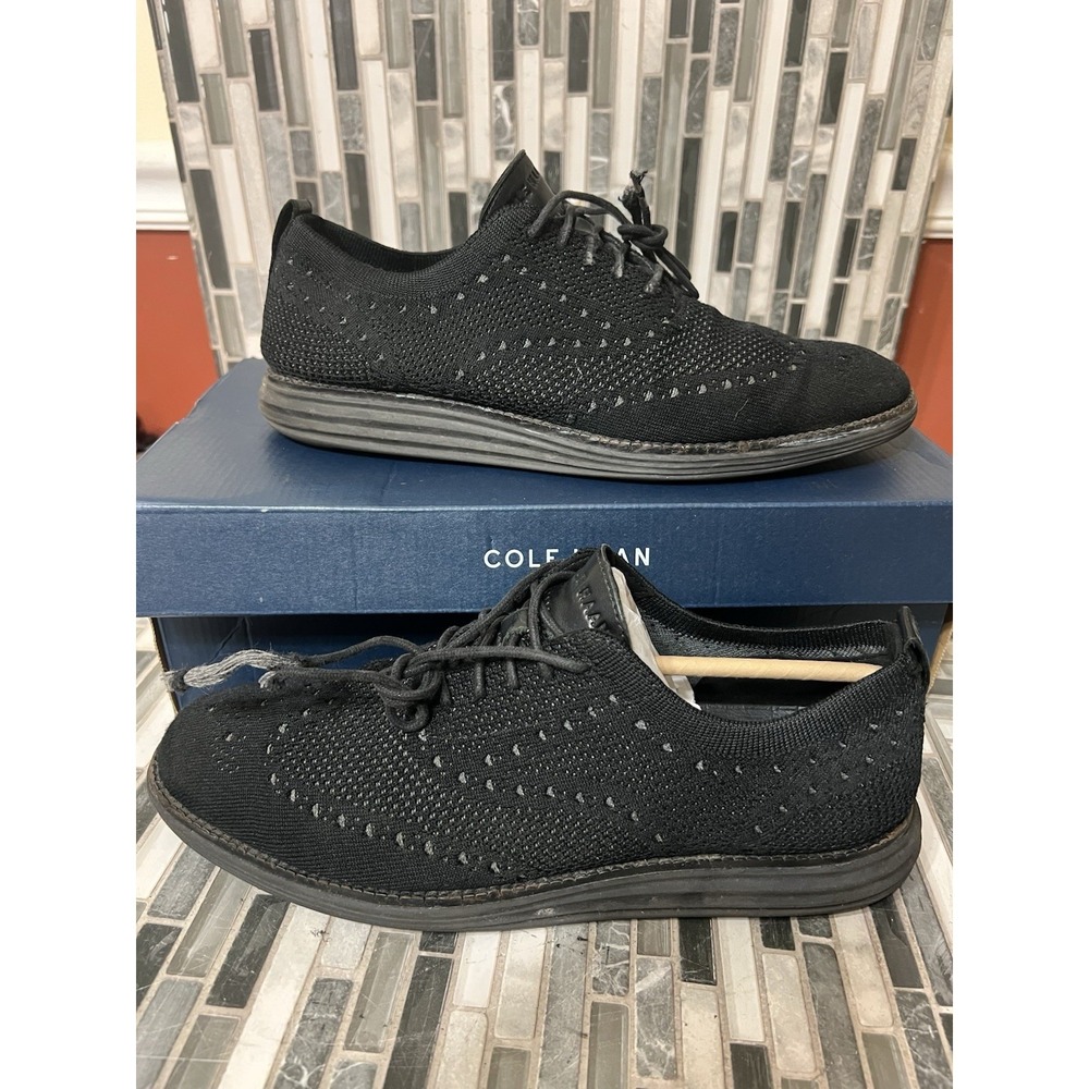 Cole Haan Men's Original Grand Stitchlite Wingtip Black C28443 US‎ 9.5M